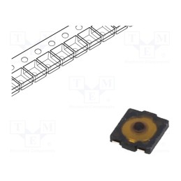 2 pcs x PANASONIC - EVPAYF1BA - Microswitch TACT, SPST, Pos: 2, 0.02A/15VDC, SMT, none, 1.6N, 0.7mm