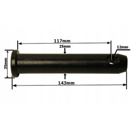 Upper tie rod pin 25x117mm