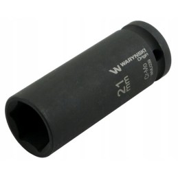 Hexagonal impact socket long 1 2 21 m