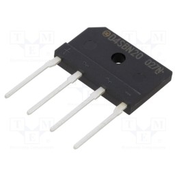 1 pcs x SHINDENGEN - D4SBN20-7000 - Bridge rectifier: single-phase, Urmax: 200V, If: 4A, Ifsm: 60A, flat