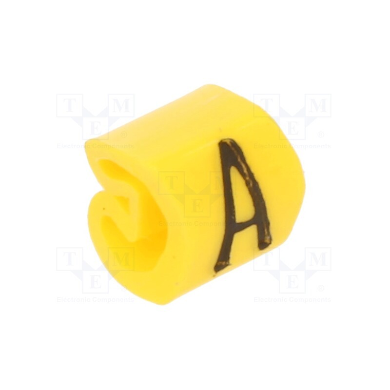 200 pcs x WEIDMu00dcLLER - CLI C 02-3 GE/SW A MP - Markers, Marking: A, 1.3÷3mm, PVC, yellow, -30÷80°C, leaded, CLI C