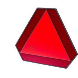 Metal reflective triangle warning board