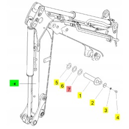 Yanmar arm pad 45x80x0 5 sv22 vio20