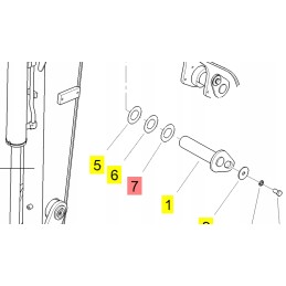 Yanmar arm pad 45x80x0 5 sv22 vio20