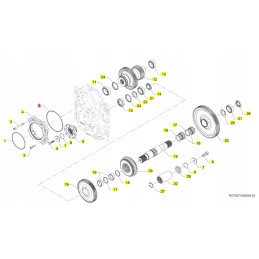 Yanmar o ring engine casing tl70s tl100 v8 v100