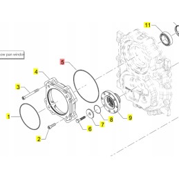 Yanmar o ring engine casing tl70s tl100 v8 v100