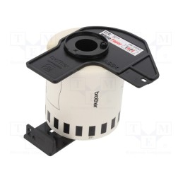 1 pcs x BROTHER - DK-22251 - Label, 62mm, 15.24m, white, Character colour: red and black