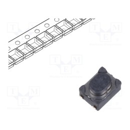 10 pcs x C&K - PTS810SJS250SMTR LFS - Microswitch TACT, SPST-NO, Pos: 2, 0.05A/16VDC, SMT, none, 6N, 2.5mm