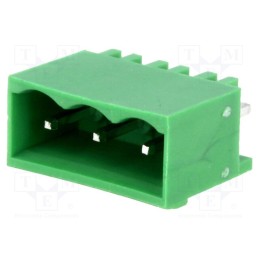 2 pcs x NINIGI - TBG-5-PW-3P/GN - Pluggable terminal block, Contacts ph: 5.08mm, ways: 3, straight