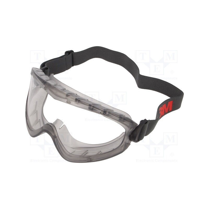 1 pcs x 3M - 2891-SGAF - Safety goggles, Lens: transparent, Classes: 1, 2890, vented