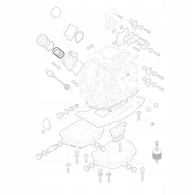 Hatz 01480001 oil filter 1d41 1d50 1d60 1d81