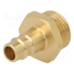 1 pcs x PNEUMAT-K26 GZ12 - Connector, connector pipe, 0÷35bar, brass, NW 7,2, -20÷100°C