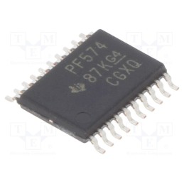 1 pcs x TEXAS INSTRUMENTS - PCF8574PW - IC: interface, I/O expander, 2.5÷6VDC, I2C, SMD, TSSOP20, Ch: 8,
