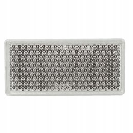 The rectangular reflector was 49pwas