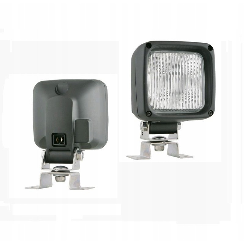 Halogen fog lamp with omega bracket