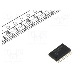 1 pcs x TEXAS INSTRUMENTS - SN74HCT373DWR - IC: digital, D-latch transparent, Ch: 8, 4.5÷5.5VDC, SMD, SO20, HCT
