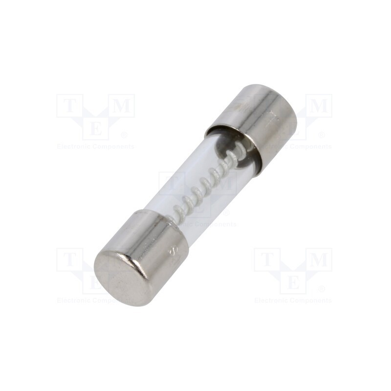 1 pcs x SCHURTER - 34.5049 - Fuse: fuse, time-lag, 4A, 250VAC, cylindrical,glass, 5x20mm, copper