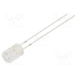 1 pcs x OPTOSUPPLY - OSY5PA5GA1B-5V - LED, 5mm, yellow, 500÷750mcd, 100°, Front: flat, 5V, No.of term: 2