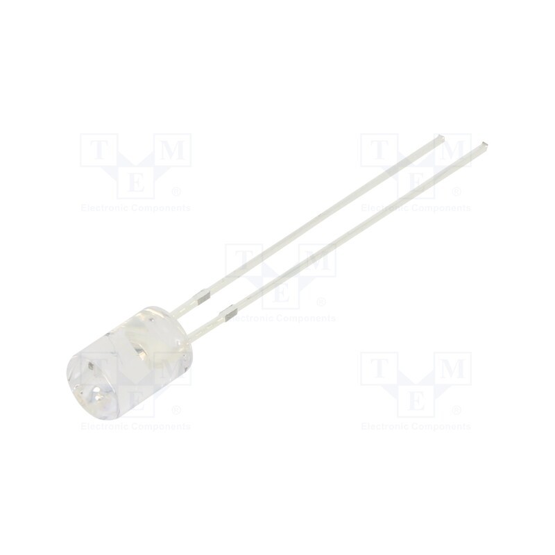 1 pcs x OPTOSUPPLY - OSY5PA5GA1B-5V - LED, 5mm, yellow, 500÷750mcd, 100°, Front: flat, 5V, No.of term: 2