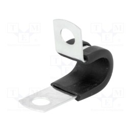 2 pcs x ESSENTRA - SPN-7 - Fixing clamp, ØBundle : 11.1mm, W: 12.7mm, steel