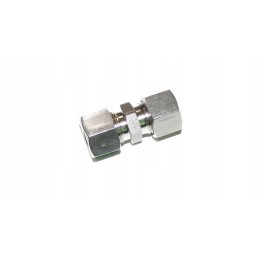 Straight connector with cutting rings 12l