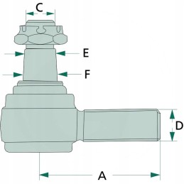 Tie rod ball joint 38710813