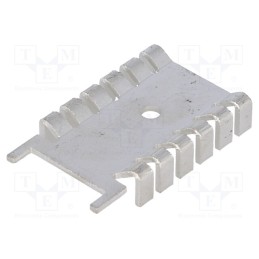 1 pcs x FISCHER ELEKTRONIK - FK218MI32 - Heatsink: moulded, SOT32, L: 35.6mm, W: 22mm, H: 6.7mm, 21K/W, screw