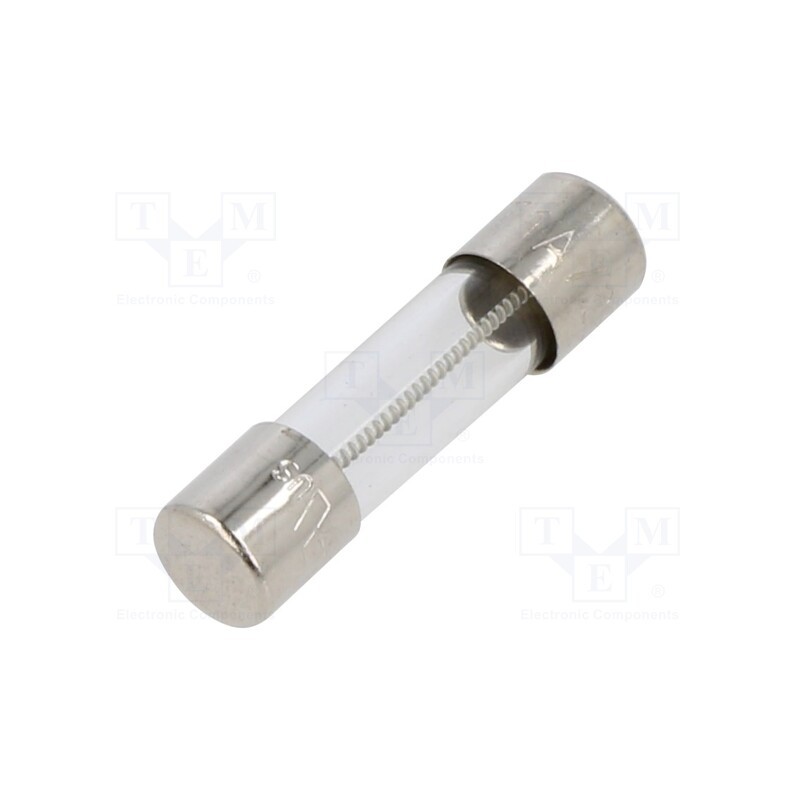 1 pcs x SCHURTER - 34.5043 - Fuse: fuse, time-lag, 1A, 250VAC, cylindrical,glass, 5x20mm, copper