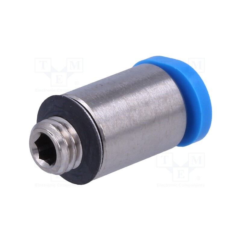 1 pcs x FESTO-153315 - Push-in fitting, straight, -0.95÷6bar, Gasket: NBR rubber, QSM