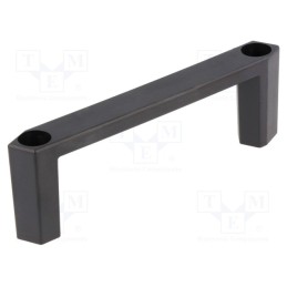 2 pcs x FIX&FASTEN - FIX-HAND-27 - Handle, ABS,polycarbonate, black, H: 29.5mm, L: 83.4mm, W: 12mm