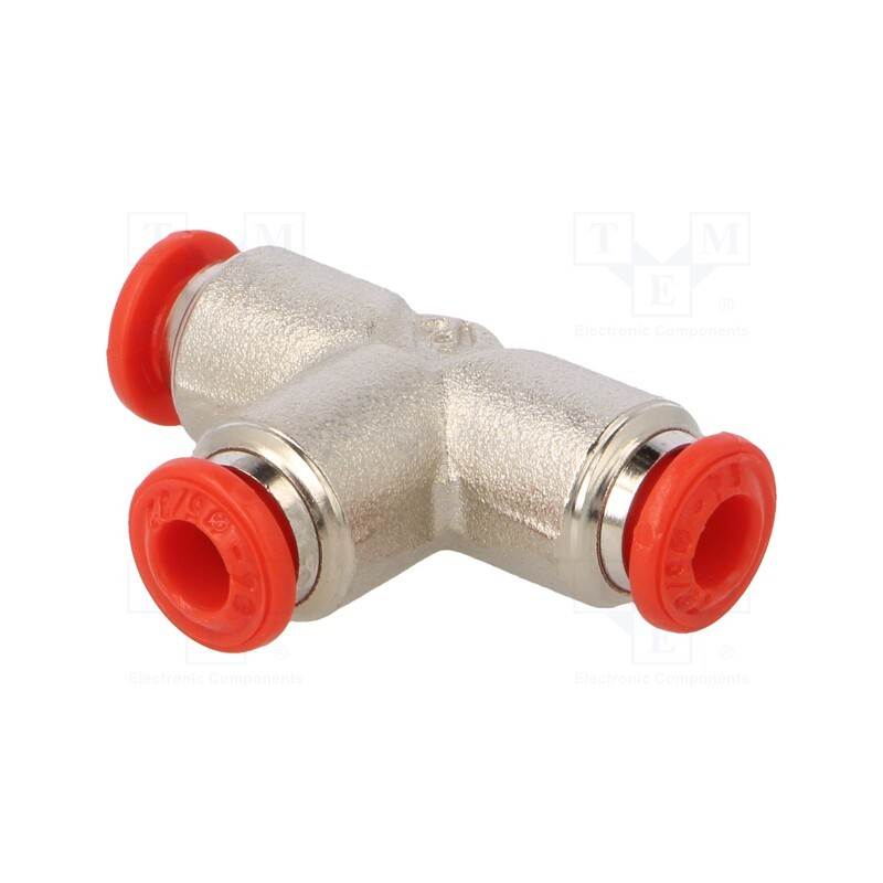 1 pcs x AIGNEP-50230 4 - Push-in fitting, T-tap splitter, -0.99÷20bar, Gasket: NBR rubber