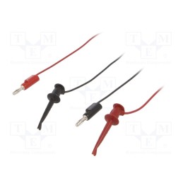 1 pcs x POMONA - 3782-24-02 - Test lead, Urated: 30VAC, Urated: 60VDC, Inom: 5A, Len: 0.6096m, 3782