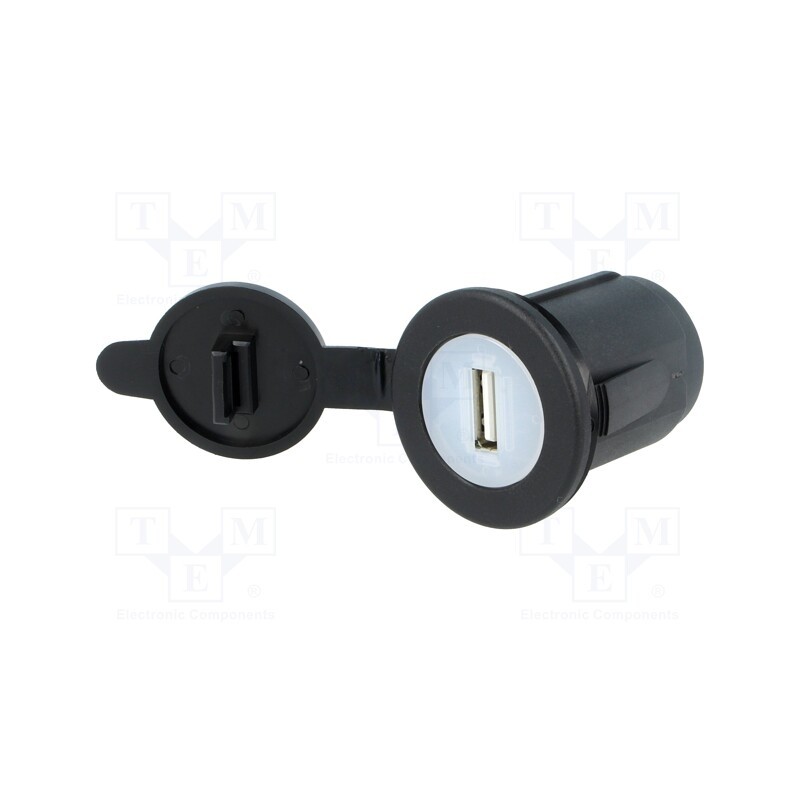 1 pcs x SCI - A13-204A-BB3 - USB power supply, USB A socket, Sup.volt: 12÷24VDC, 5V/2.1A