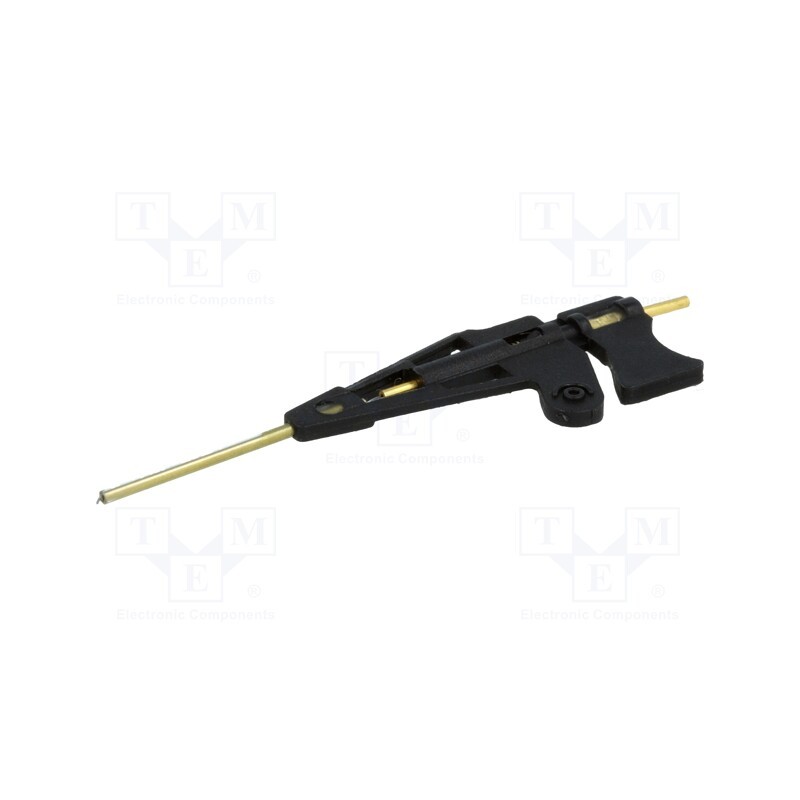 1 pcs x POMONA - 72902-0 - Micro SMD clip-on probe, pincers type, 500mA, 70VDC, black