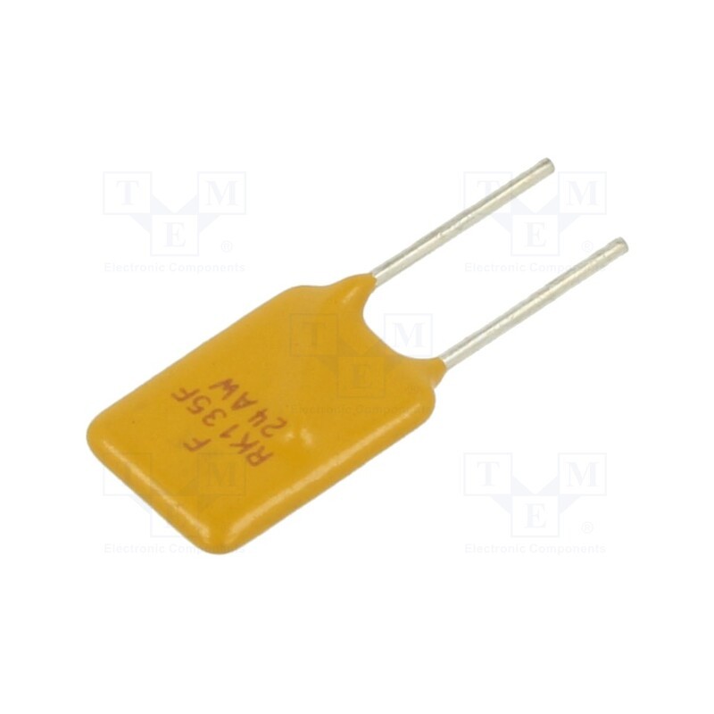 1 pcs x OPTIFUSE - RS60SB-135 - Fuse: PTC polymer, 1.35A, Imax: 40A, THT, reel,tape