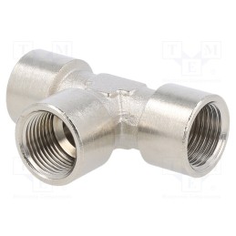 1 pcs x PNEUMAT-767078 - Push-in fitting, threaded,T-tap splitter, max.75bar, max.300°C