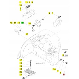Yanmar engine stop switch vio50 vio57