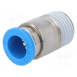 1 pcs x FESTO-153016 - Push-in fitting, straight, -0.95÷6bar, Gasket: NBR rubber, QS