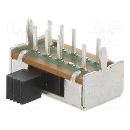 1 pcs x E-SWITCH - EG2315 - Switch: slide, Pos: 3, 0.2A/30VDC, ON-ON-ON, THT, -20÷70°C, EG