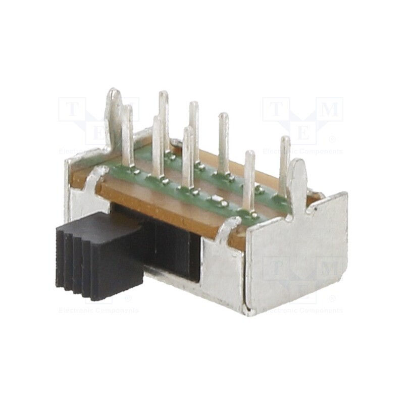1 pcs x E-SWITCH - EG2315 - Switch: slide, Pos: 3, 0.2A/30VDC, ON-ON-ON, THT, -20÷70°C, EG