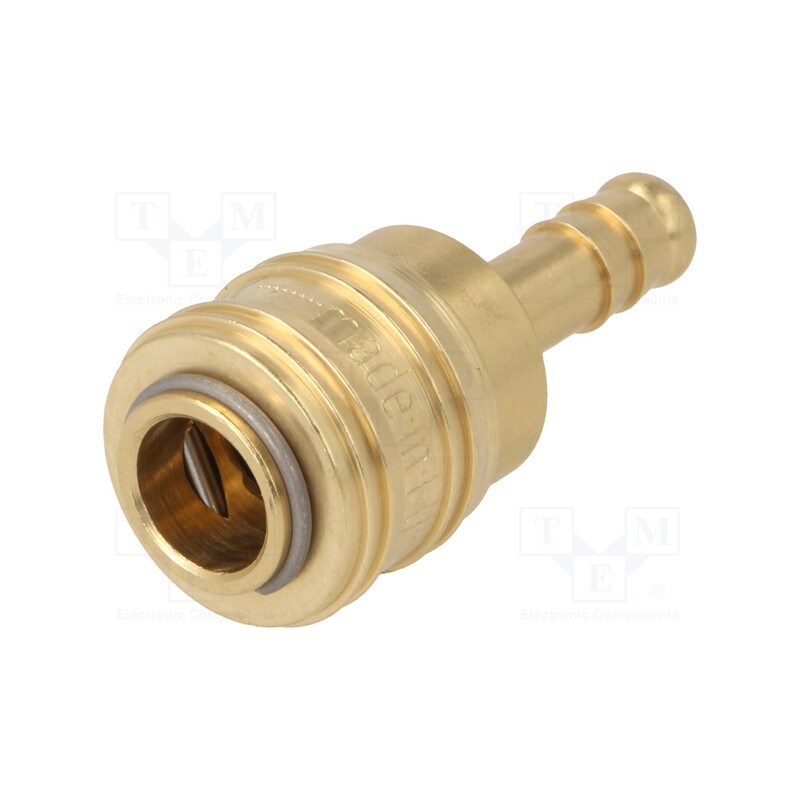 1 pcs x PNEUMAT-S26 WO8 - Quick connection coupling, straight, max.35bar, brass, D: 25mm