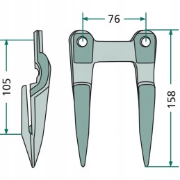 Double bayonet 687506002004