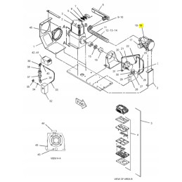 Air filter cva mini excavator cat