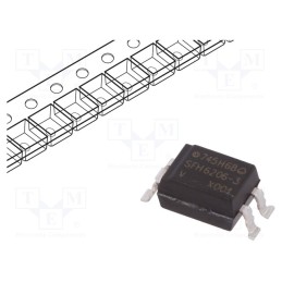 1 pcs x VISHAY - SFH6206-3X001T - Optocoupler, SMD, Ch: 1, OUT: transistor, Uinsul: 5.3kV, Uce: 70V