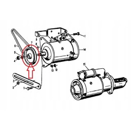 Generator pulley p20c ursus c 330 50003830