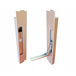 Vertical lock for aluminum side wall h400 pl