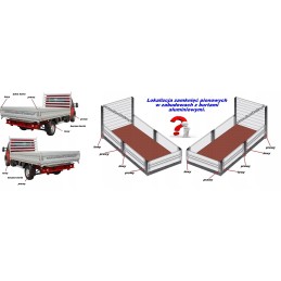 Vertical lock for aluminum side wall h400 pl