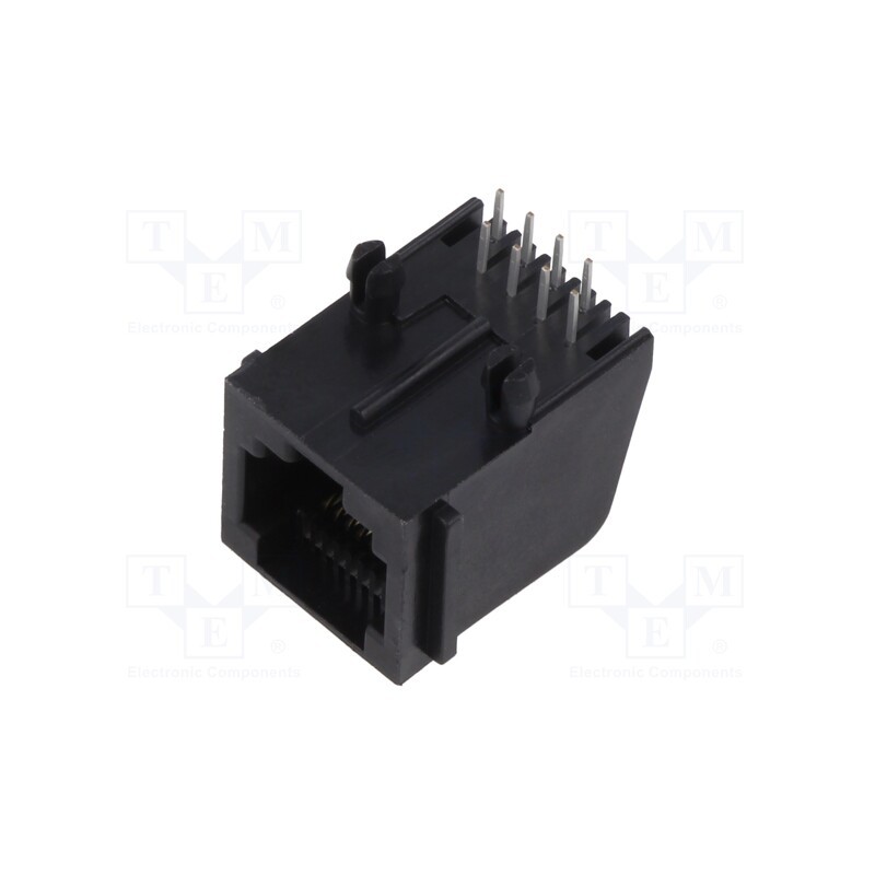 2 pcs x Global Connector Technology (GCT) - MJ3215-88-1-2-N - Socket, RJ45, PIN: 8, Layout: 8p8c, THT, angled