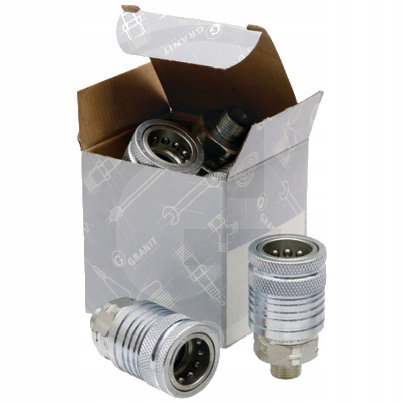 Quick connector socket km 12l euro m18x1 5