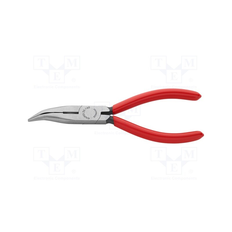 1 pcs x KNIPEX - 25 21 160 - Pliers, cutting,half-rounded nose,universal, 160mm